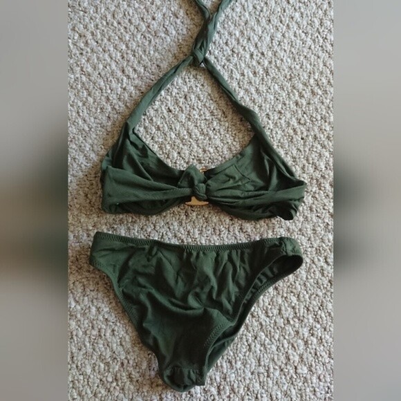 Melissa Odabash TWO-PIECE SWIMSUIT in army green - Picture 2 of 12